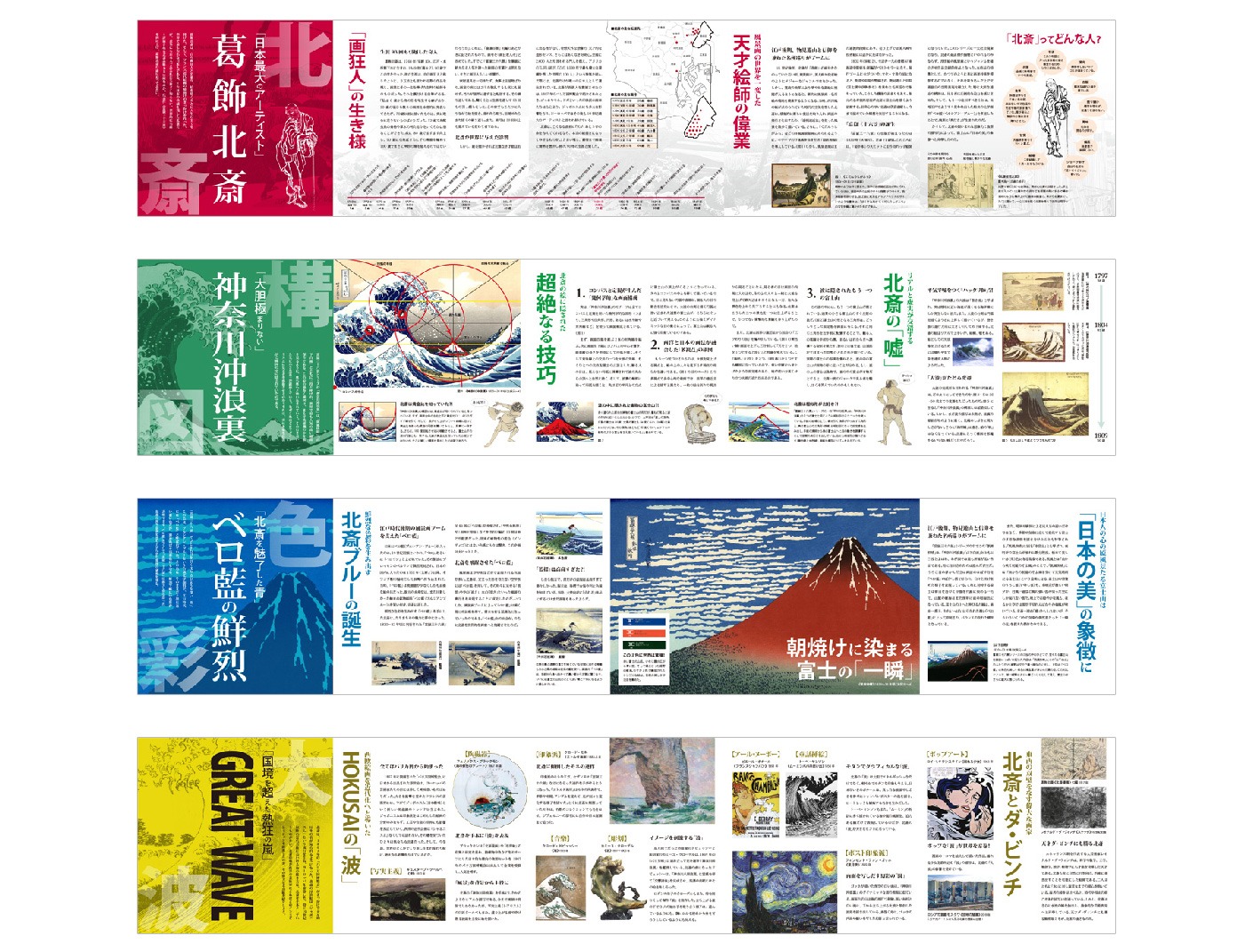 オリジナル葛飾北斎図鑑の制作